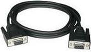 C2G 3m DB9 F/F Modem Cable netwerkkabel Zwart