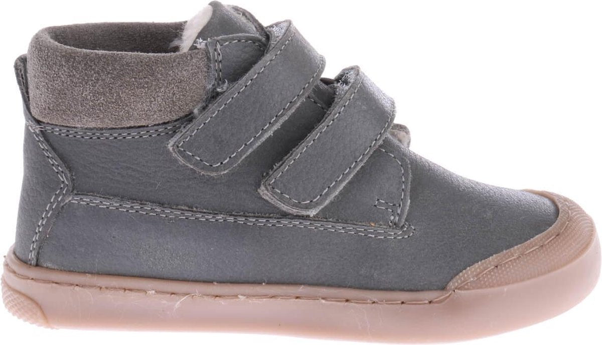 Pinocchio P2189 Enkelboot Klittenband Grijs - Maat 22