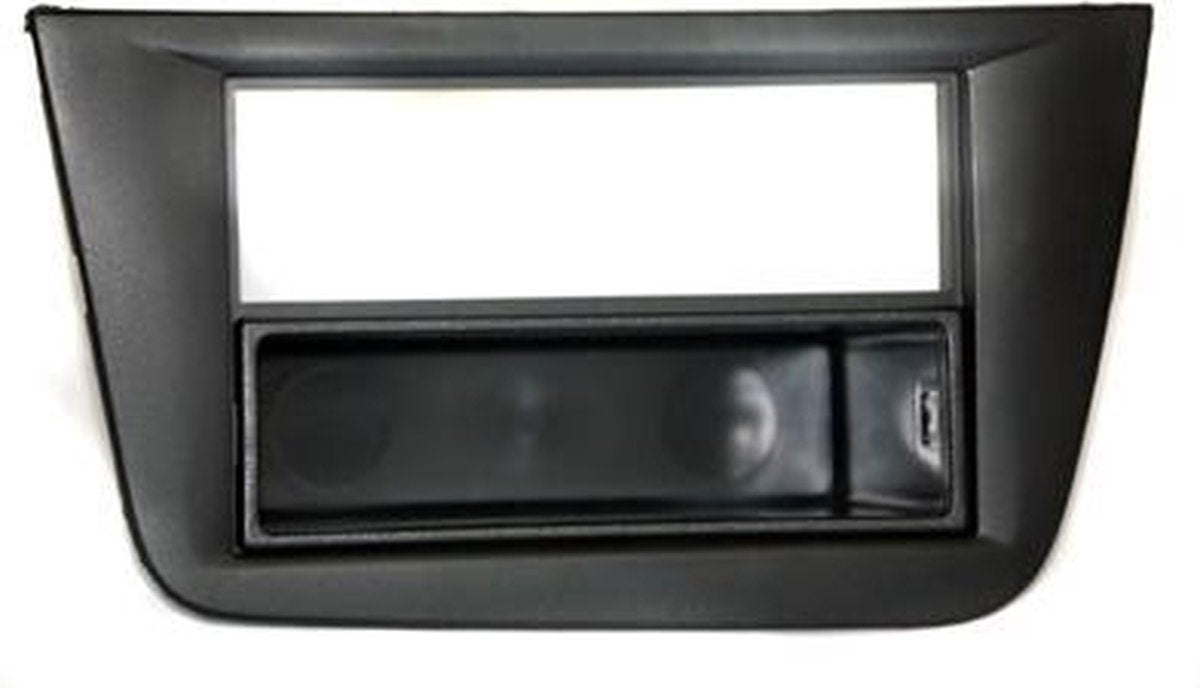 2-DIN frame met bakje Seat Altea 04> Toledo 05> zwart