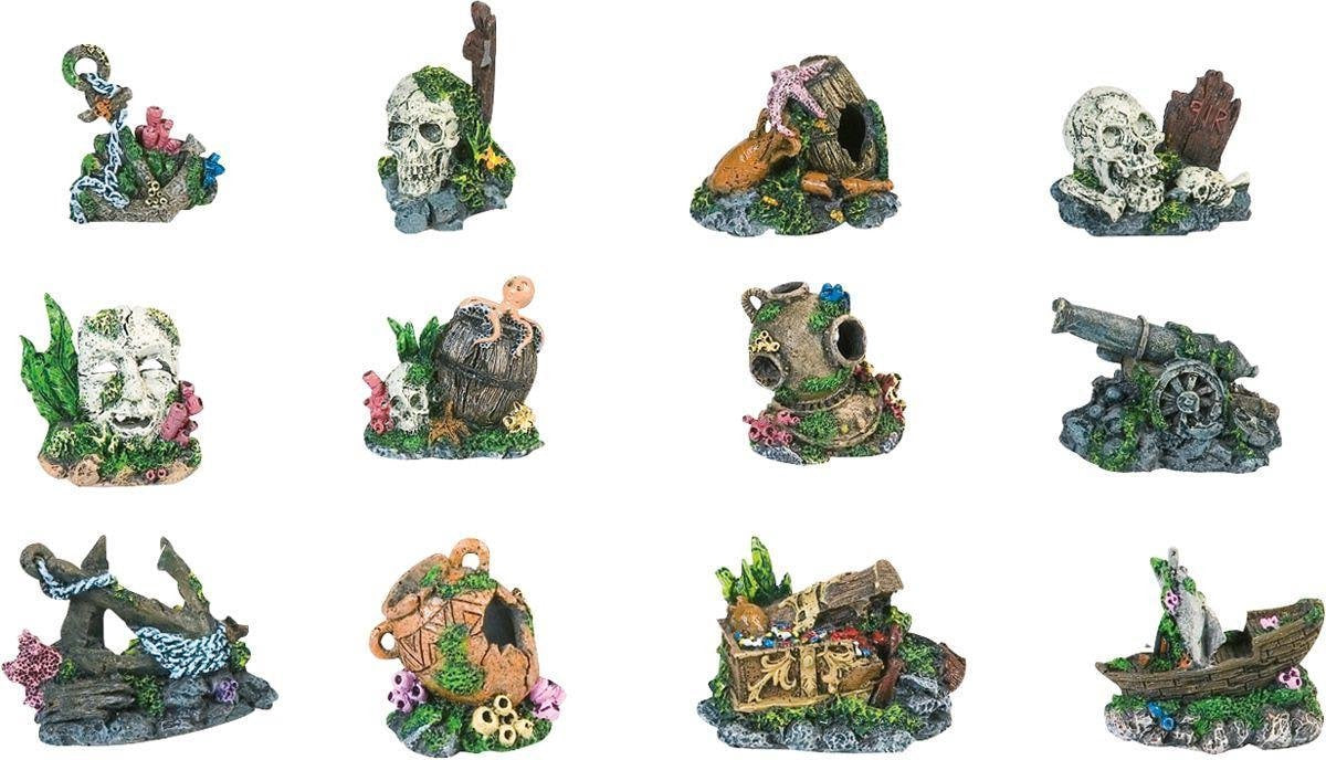 Aquarium decoratie Mini - +/- 5 x 4 x 5 cm