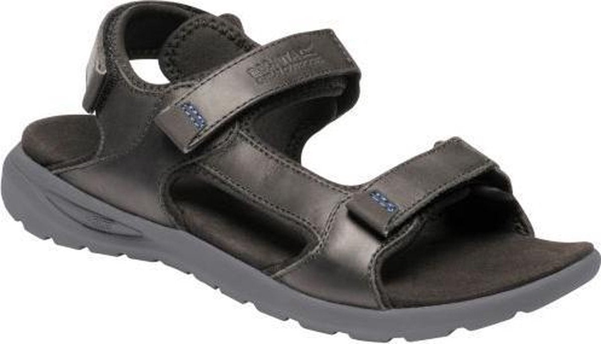 Regatta - Men's Marine Leather Walking Sandals - Sandalen - Mannen - Maat 46 - Zwart