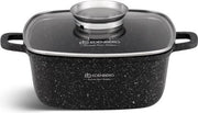Edënbërg Black Line -  Luxe Aluminium Kookpan/Braadpan met Deksel - Ø 26 cm