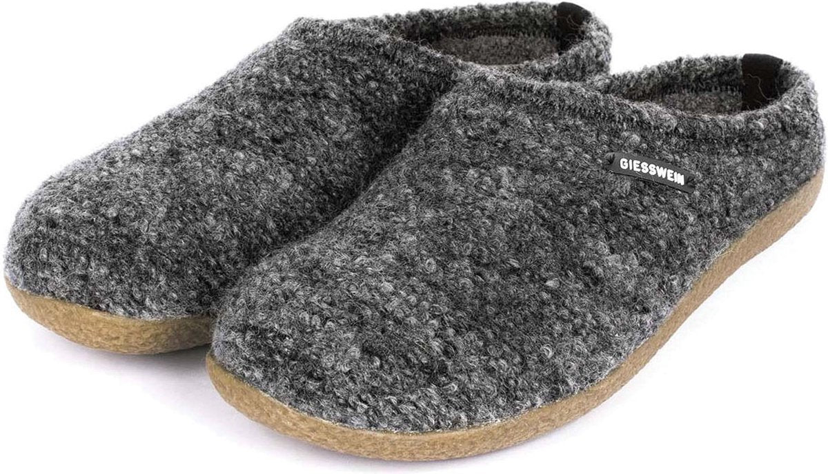 Giesswein Instappers - Maat 42 - Unisex - Antraciet