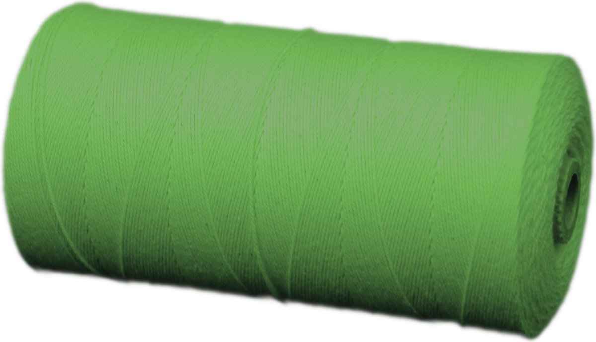 Katoenkoord - Groen - Touw - spoel 100gr - 260 mtr - dikte 1