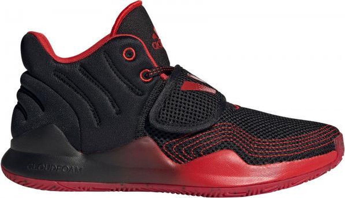 adidas Deep Threat Primeblue kinderen - zwart/rood - maat 39 1/3
