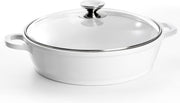 Berndes Vario Click Induction White smoorpan met deksel - Keramiek - � 32 cm - Wit
