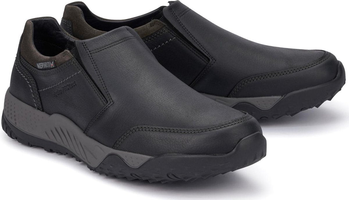 Mephisto FILIPPO Heren Instapper - Zwart - Maat 46.5