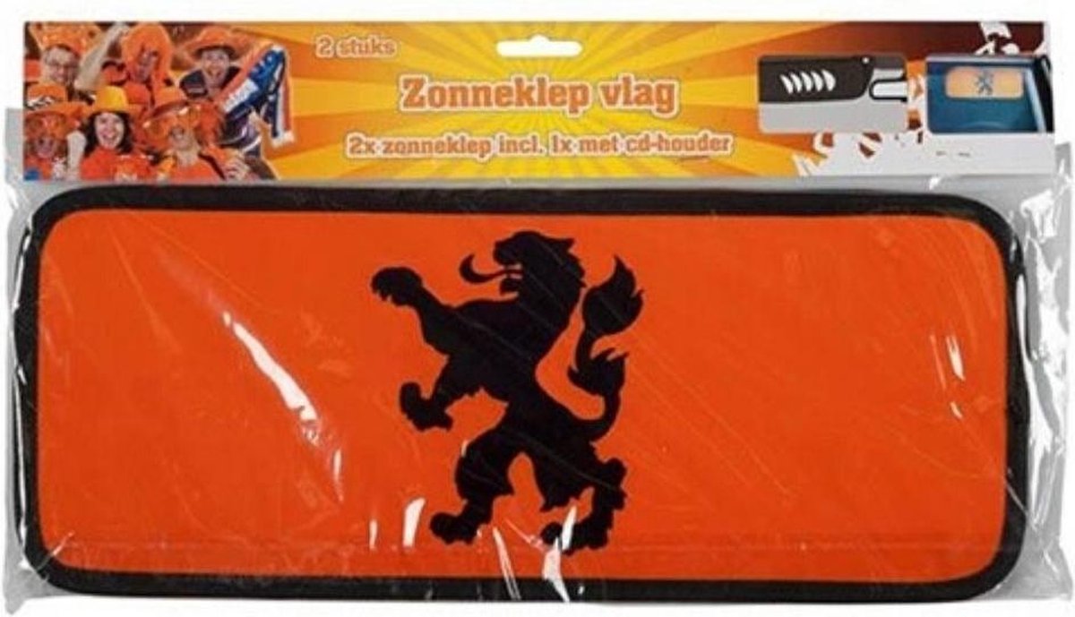 Orange85 Zonneklepvlag - Nederland - Oranje - EK - Accessoires - auto