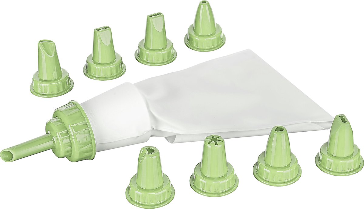 Titiz creamer slagroom spuitzak (groen) herbruikbaar - decoratie voor cake taart cupcake gebak