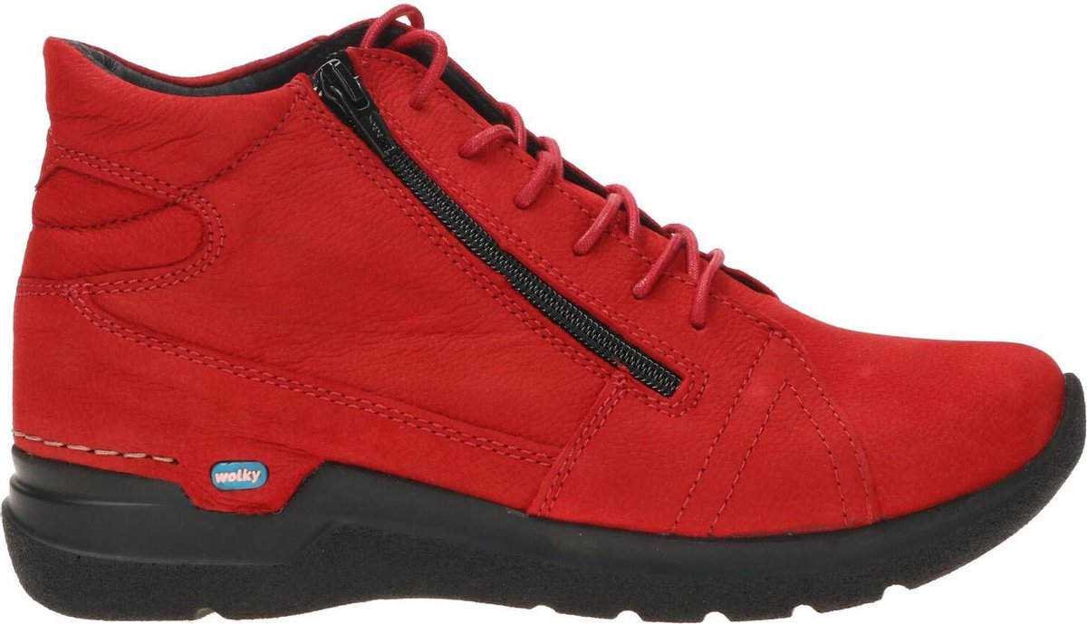Dames Veterschoenen Wolky 0660611-505 Why Antique Donkerrood - Maat 39