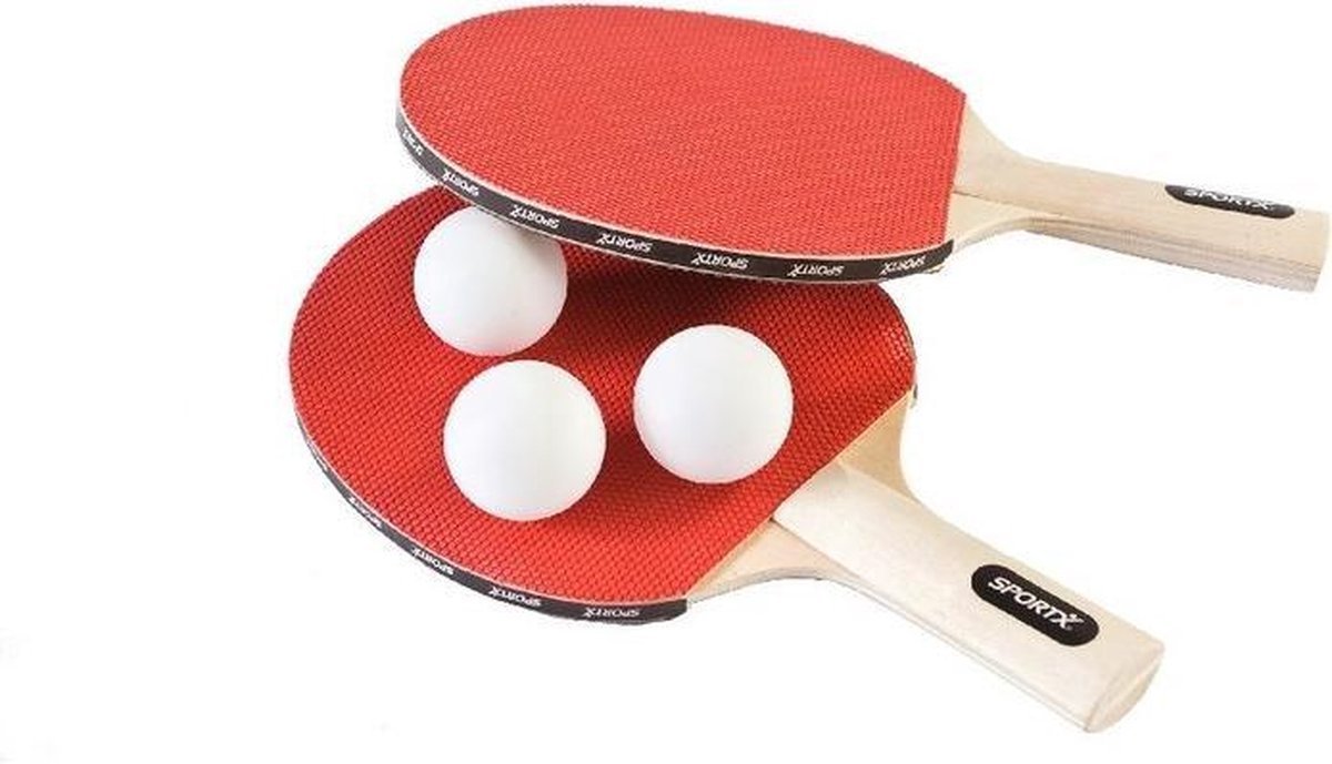 Sportx Tafeltennis Set 2Bats/3Bal