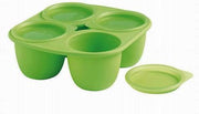 Mastrad BabyPod Bewaarbox - Siliconen - Voor 4 porties - 280 ml - Groen
