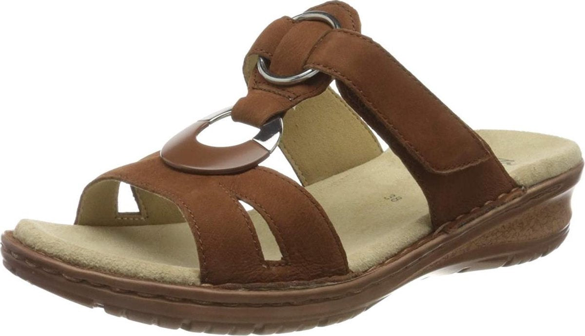 ARA - dames slipper - bruin - maat 39