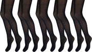 Panty - 5-Pack - 40 Denier - Zwart - Maat L/XL