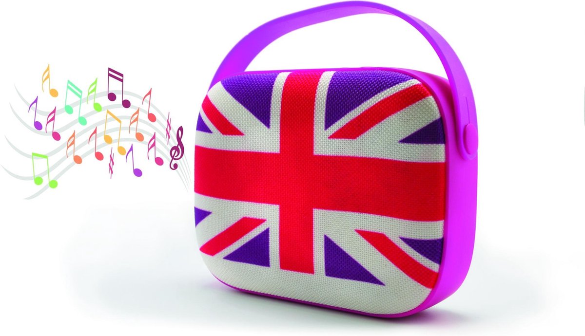 Teknofun Bluetoothluidspreker UK Rosestijl