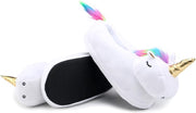 WiseGoods - Eenhoorn Sloffen - Dieren Sloffen - Slippers - Unicorn - Huisslippers - Maat 39 - Wit