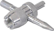 Ventiel reparatiesleutel 4-weg