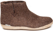 Glerups Laars met leren zool-Bruin-40
