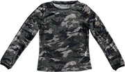 Geisha zachte velours stretch longsleeve army - meisje - maat 164