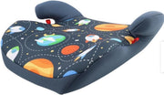 Kinder zitverhoger / geschikt voor kinderen van 22 tot 36 kg. /  Donkerblauw met ruimte/ space shuttle opdruk