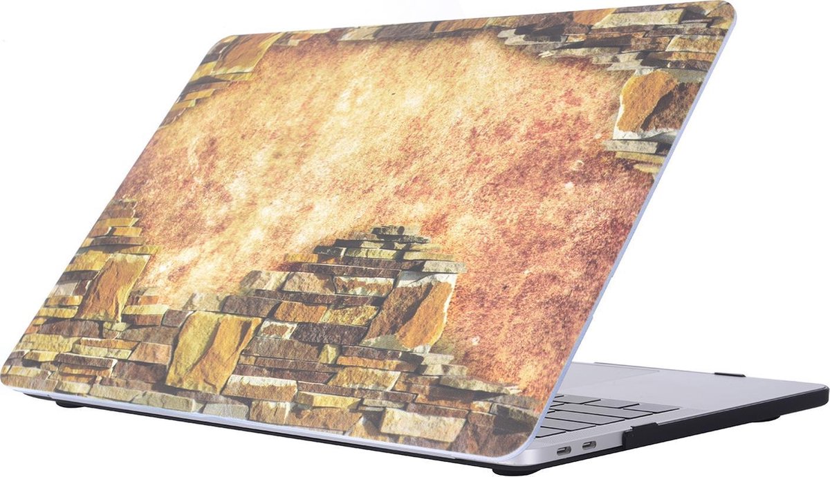 Mobigear Hardshell Case Stone Serie 5 Macbook Pro 15 inch Thunderbolt 3 (USB-C)