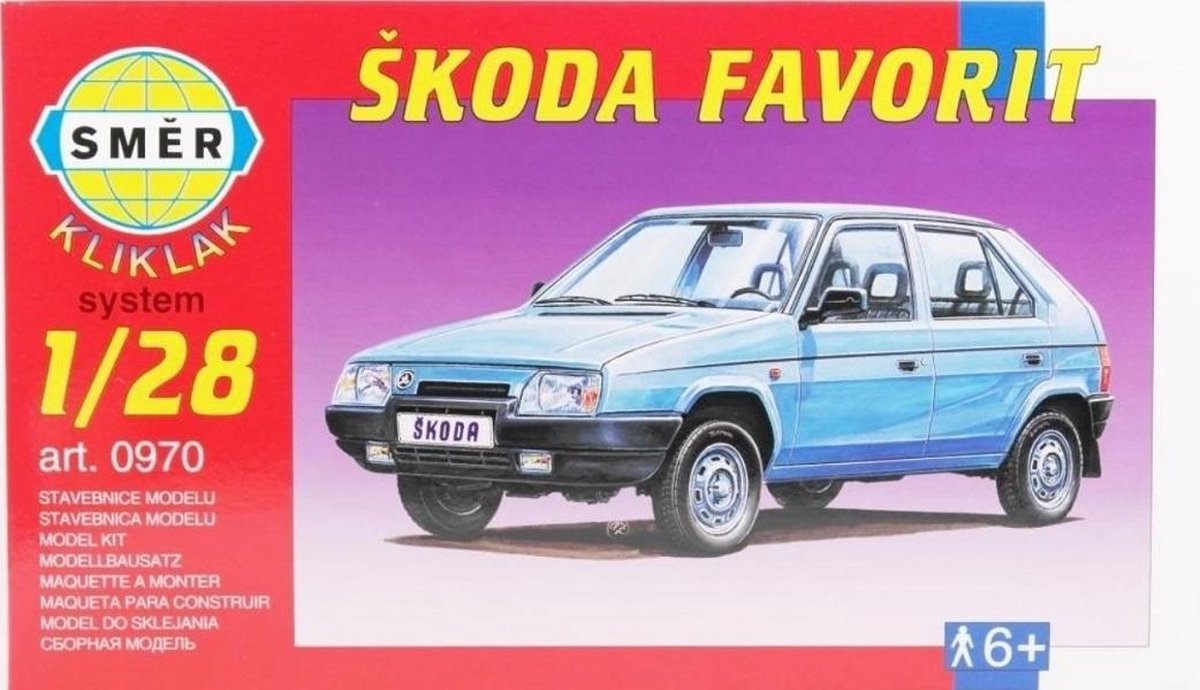 Skoda Favorit modelbouwpakket (Smer