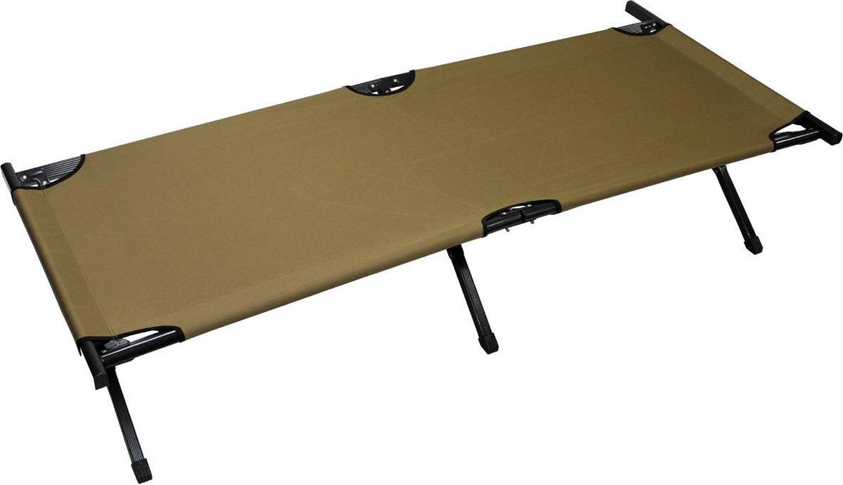 MFH US Army veldbed met draagtas aluminium 190x66x42 cm coyote tan