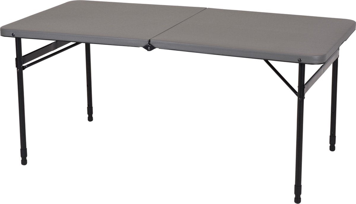 Redcliffs Campingtafel van staal - 122 x 61 cm - Donkergrijs