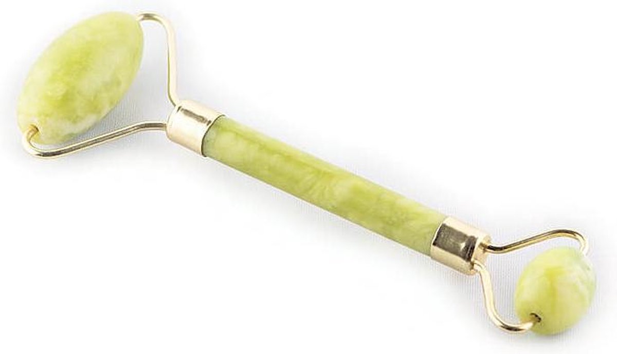 Dermarolling Original Jade Roller Gezichtsmassage Roller - groen