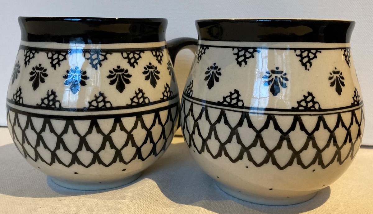 Bunzlau 2 x Boeren bekers 300 ml