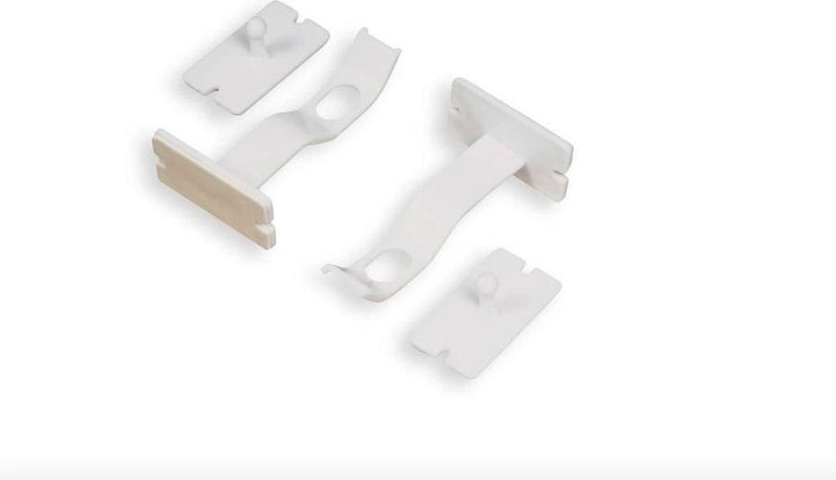 Tigex baby en Peuter Kinderslot Babylock voor lade of kastdeur - 2 stuks deur- en ladestops