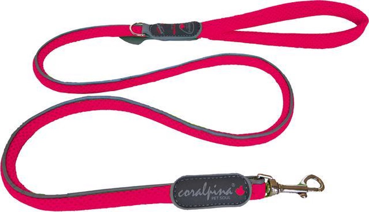 Luxe Coralpina - Hondenlijn Cinquetorri Fluo Roze - 10 mm/110 cm
