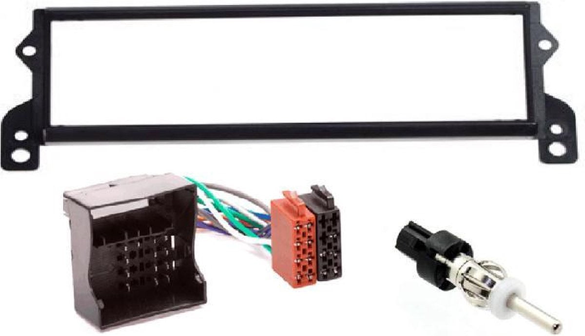 Mini cooper inbouwframe met kabel en antenne kit frame autoradio