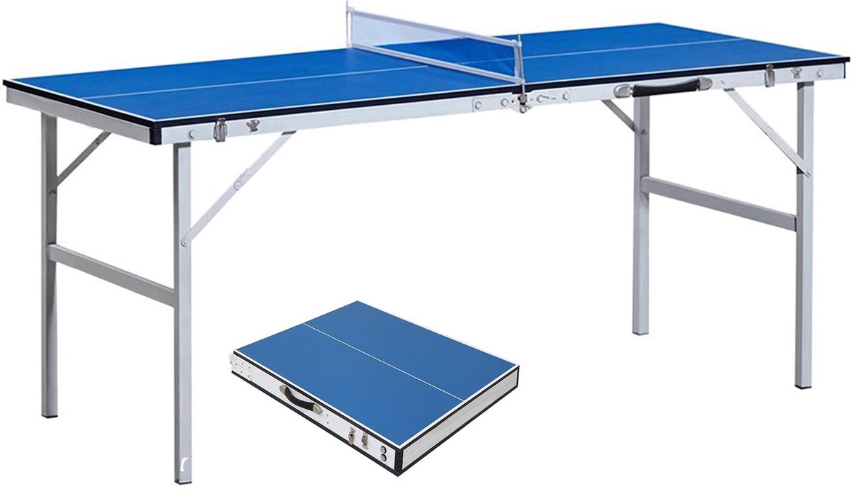 JAP Sports  Inklapbare koffer tafeltennistafel - Pingpongtafel - Tafeltennis indoor en outdoor - 150x70x70