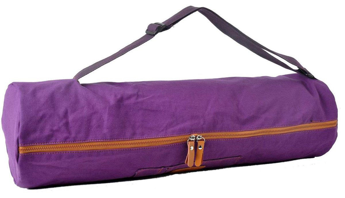#DoYourYoga - yogatas - »Sunita« - yogabag van canvas - 63 x 13 cm. - lila