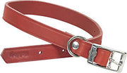 CHAPUIS SELLERIE SLA631 Collare per cani - Cuoio rosso - Larghezza 16 mm - Lunghezza 40 cm - Misura S