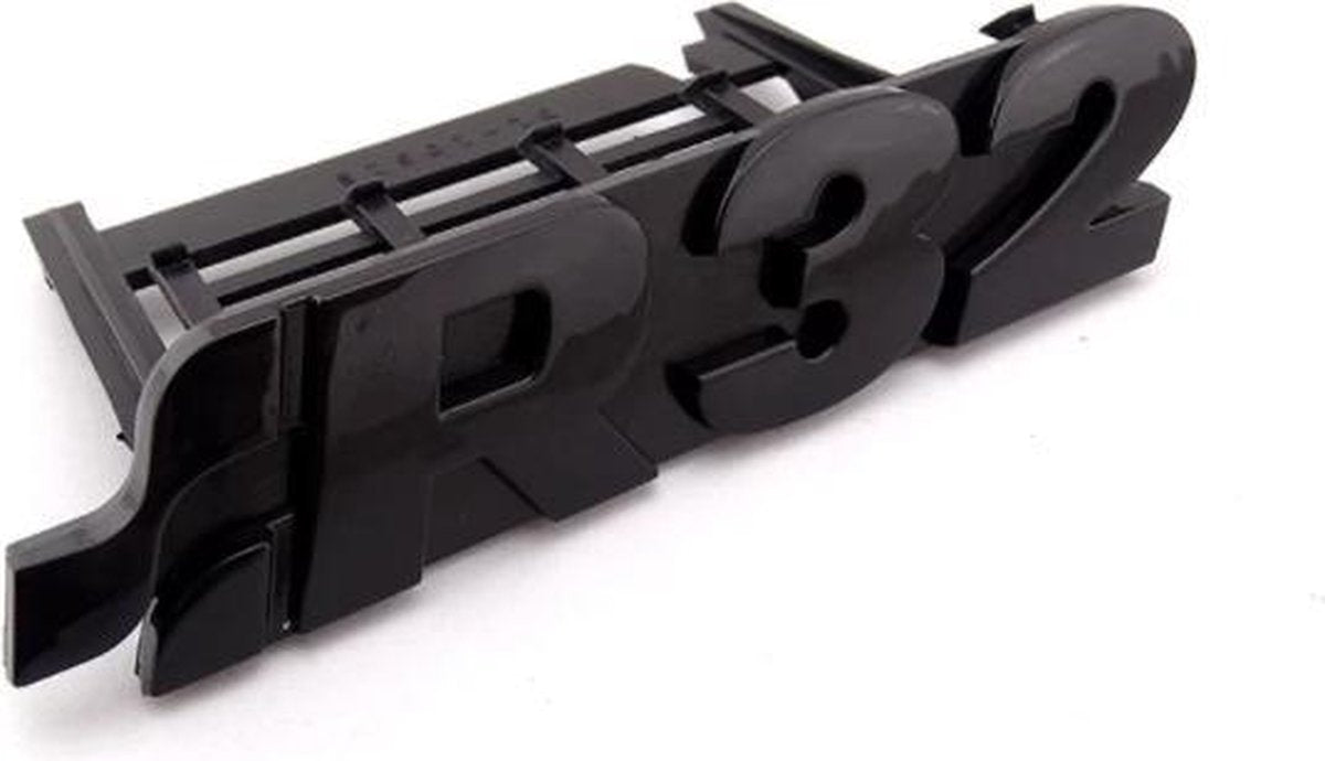 R32 grill logo - Golf - Polo embleem - Volkswagen - zwart