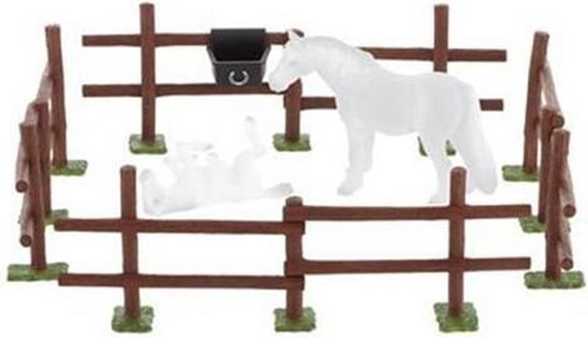 Bullyland hek voor paarden in de wei (24 x 8.5 cm)