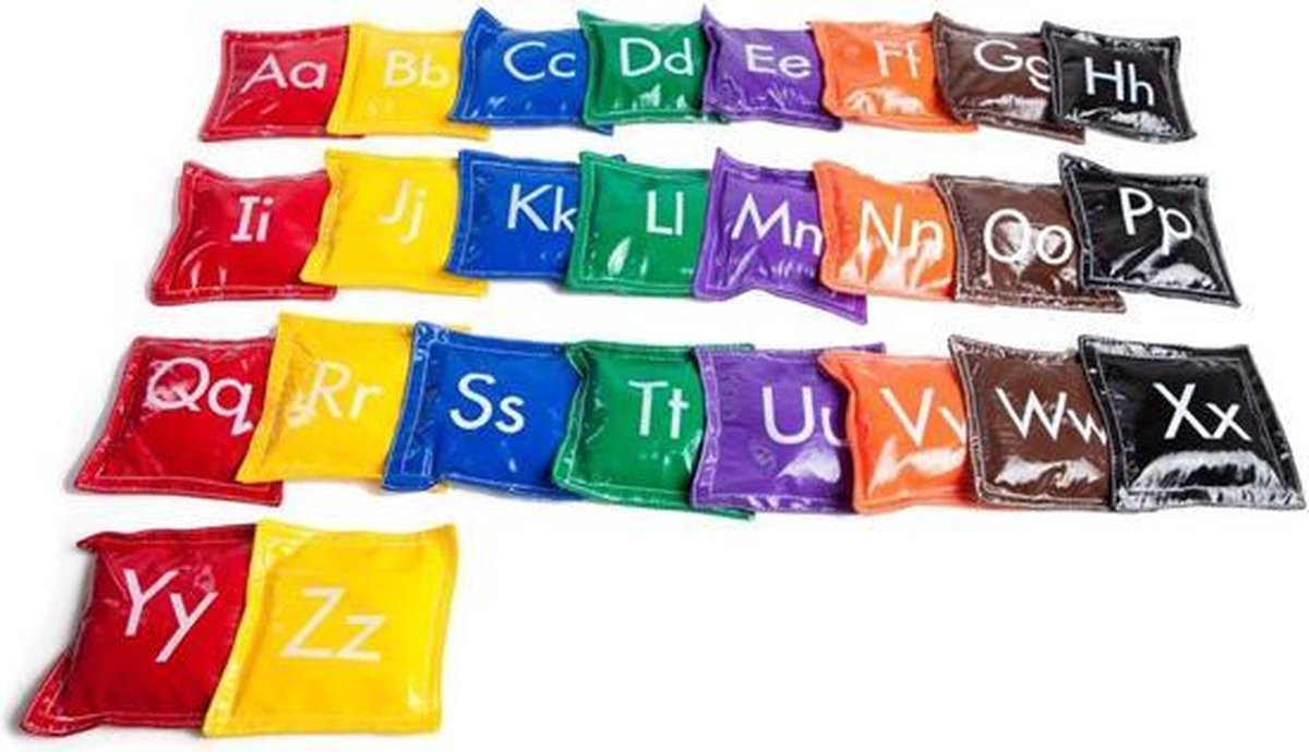 Letter pittenzakjes - 26 set - ABC Pittenzakjes - Alfabet pittenzakjes set