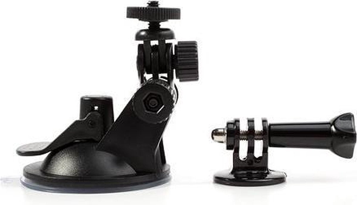 GadgetBay Roterende Auto Vacuüm Zuignaphouder met Statiefbevestiging voor GoPro Hero 2 en Hero 3 F05189 - Zwart