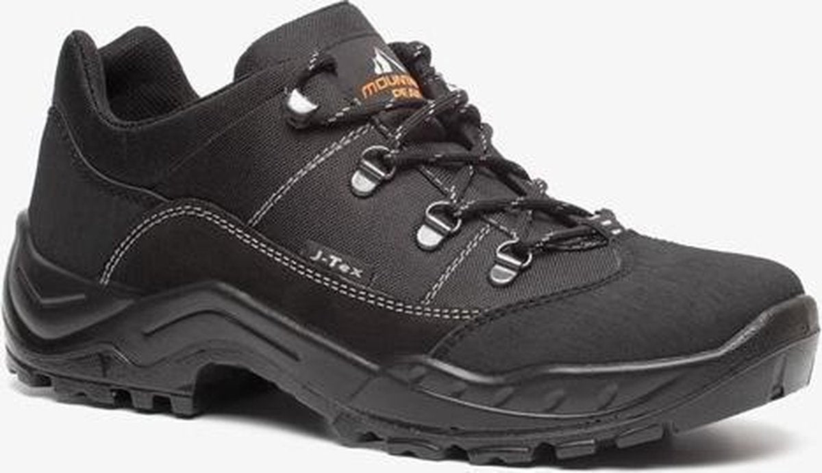 Mountain Peak leren heren wandelschoenen - Zwart - Maat 47