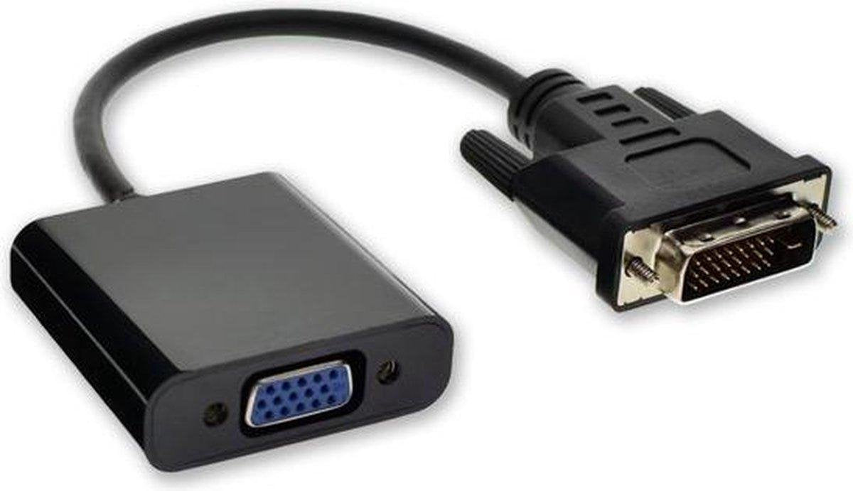 Garpex® Full HD DVI-D naar VGA Adapter Kabel Converter - Verloopkabel Splitter Female naar Female