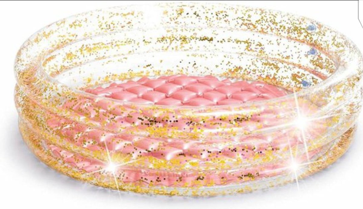 Intex glitter babybadje rond