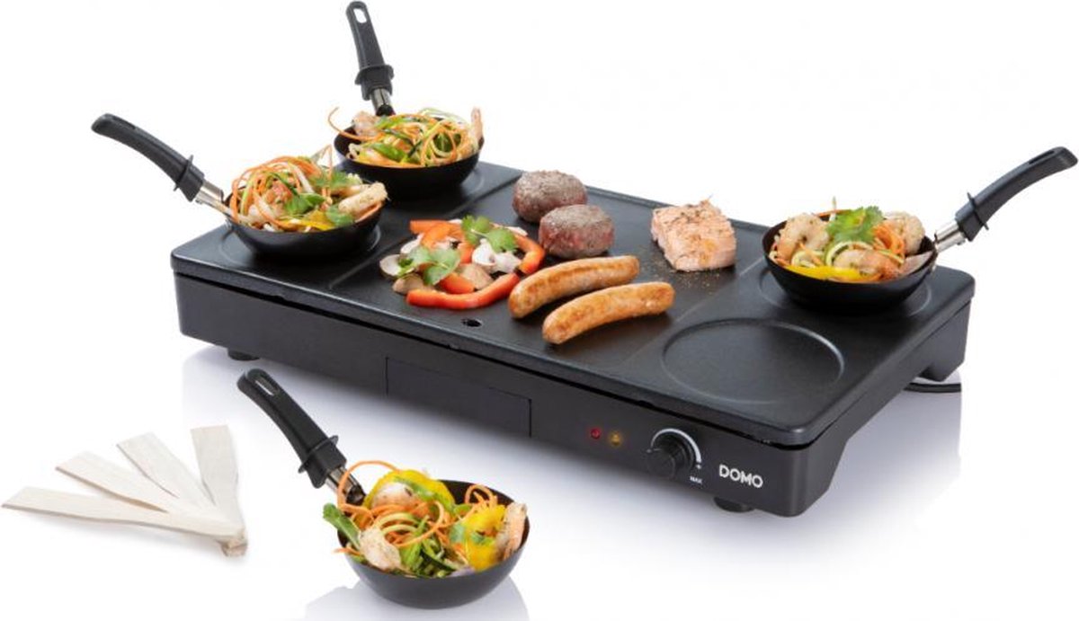 Domo - DO8712W - Wok party set + grill