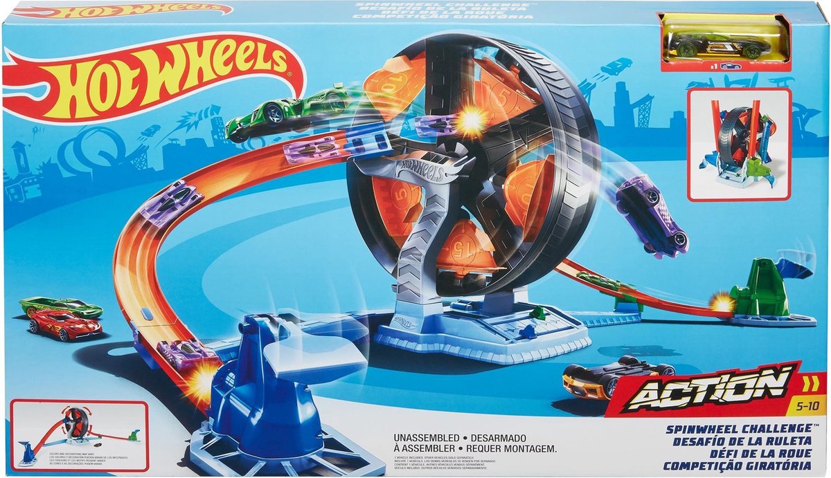 Hot Wheels Action Reuzenwiel Uitdaging Speelset