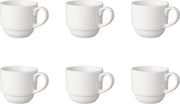 Mammoet Koffiekop Breed Budgetline 20 cl Wit 6 stuk(s)