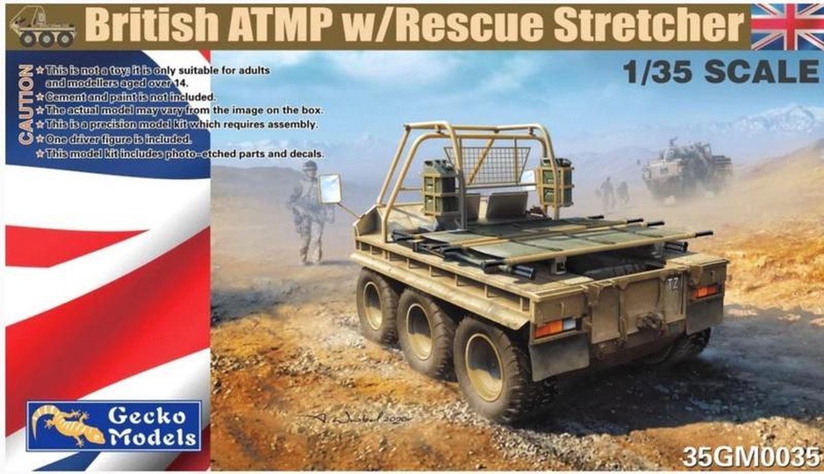 Gecko Models | 35GM0035 | British ATMP W/Resue stretcher | 1:35