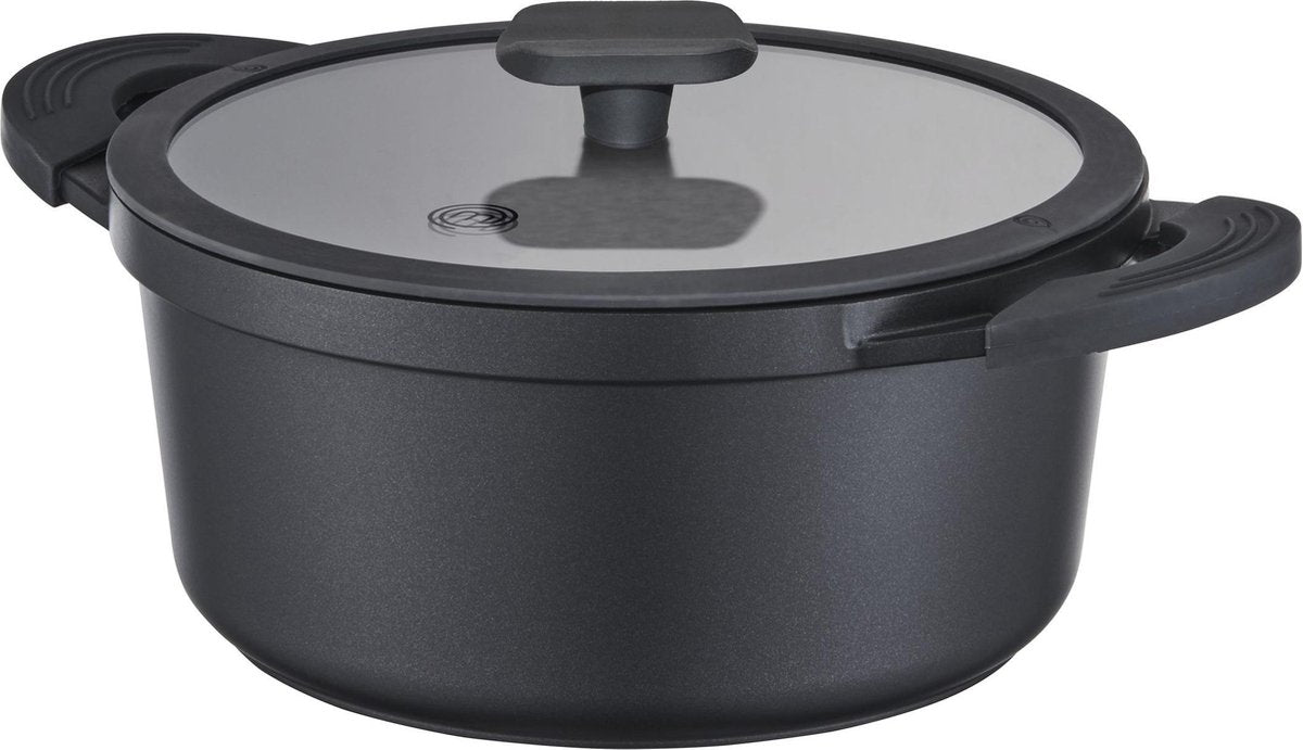 MasterChef Braadpan - Incl. Glazen Deksel Ø 20 cm - 2 Liter - Aluminium