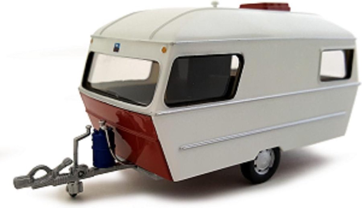 Caravan IV 1990 Wit / Rood 1-43 Cararama