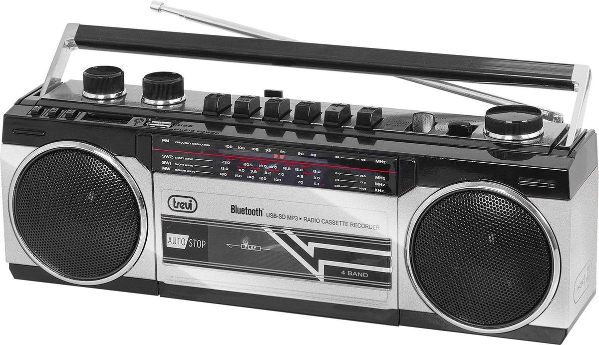 Trevi RR 501 BT radio Persoonlijk Analoog Zwart